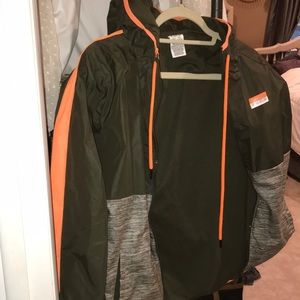 PINK Olive Rain Jacket